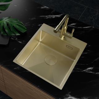 Кухонная мойка Lemark Janga 440 9938102 светлое золото